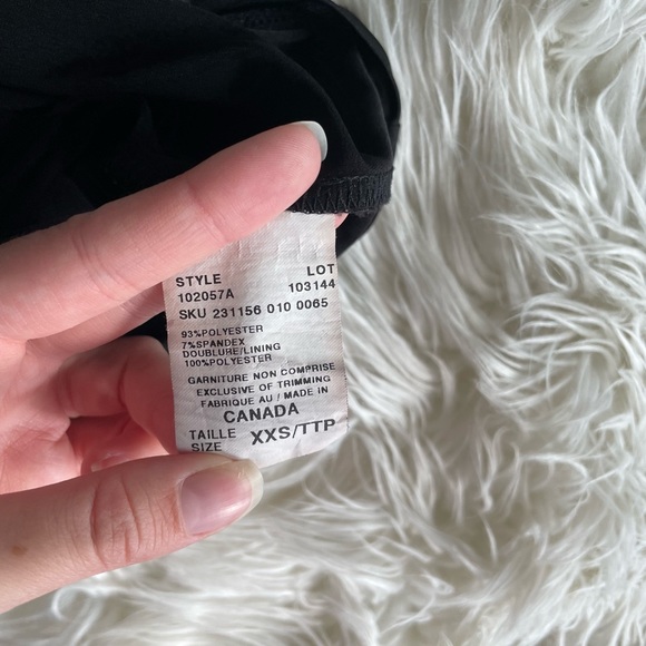 XXS le chateau Black Blouse - Picture 6 of 6